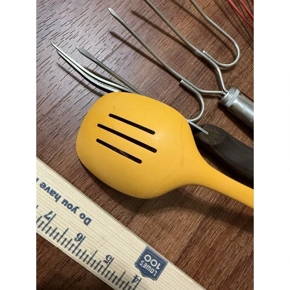 Deglon France Citrus Zester Rosti Slotted Spoon Meat Forks Etc Lot Vintage